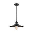 Appalachian Mini Pendant shown in the Matte Black finish with a Matte Black shade