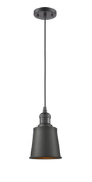 Innovations Lighting Addison 1-100 watt 5 inch Oil Rubbed Bronze Mini Pendant Oil Rubbed Bronze Addison shades 201COBM9OB