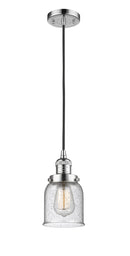 Innovations Lighting Small Bell 1-100 watt 8 inch Antique Copper Mini Pendant Seedy glass 201CPCG54