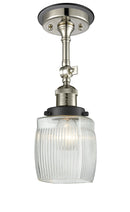 Innovations Lighting Colton 1 Light Semi-Flush Mount Part Of The Franklin Restoration Collection 201FBP-PNBK-G302