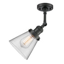 Innovations Lighting Small Cone 1 Light Sconce Part Of The Franklin Restoration Collection 203-BK-G62-LED
