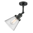 Innovations Lighting Small Cone 1 Light Sconce Part Of The Franklin Restoration Collection 203-BK-G64-LED