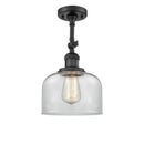 Innovations Lighting Large Bell 1 Light Sconce Part Of The Franklin Restoration Collection 203-BK-G72-LED