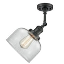 Innovations Lighting Large Bell 1 Light Sconce Part Of The Franklin Restoration Collection 203-BK-G72-LED