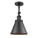 Innovations Lighting Appalachian 1 Light Sconce Part Of The Franklin Restoration Collection 203-BK-M13-BK-LED