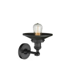 Innovations Lighting Railroad 1 Light Sconce Part Of The Franklin Restoration Collection 203-BK-M6-LED