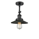 Innovations Lighting Railroad 1 Light Sconce Part Of The Franklin Restoration Collection 203-BK-M6-LED
