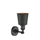Innovations Lighting Addison 1 Light Sconce Part Of The Franklin Restoration Collection 203-BK-M9-BK