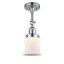 Innovations Lighting Small Canton 1 Light Sconce Part Of The Franklin Restoration Collection 203-PC-G181S