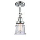 Innovations Lighting Small Canton 1 Light Sconce Part Of The Franklin Restoration Collection 203-PC-G182S
