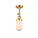 Innovations Lighting Dover 1 Light Sconce Part Of The Franklin Restoration Collection 203-SG-G311-LED