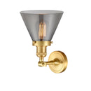 Innovations Lighting Large Cone 1 Light Sconce Part Of The Franklin Restoration Collection 203-SG-G43-LED