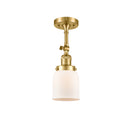 Innovations Lighting Small Bell 1 Light Sconce Part Of The Franklin Restoration Collection 203-SG-G51-LED