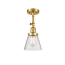 Innovations Lighting Small Cone 1 Light Sconce Part Of The Franklin Restoration Collection 203-SG-G64-LED