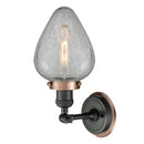 Innovations Lighting Geneseo 1 Light Mixed Metals Sconce Part Of The Franklin Restoration Collection 203BK-BPAC-HRAC-G165
