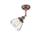 Innovations Lighting Fulton 1 Light Sconce Part Of The Franklin Restoration Collection 203BP-ACBK-G172