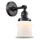Innovations Lighting Canton 1 Light 6.5" Sconce With Switch 203SW-BK-G181S
