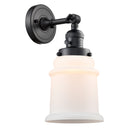 Innovations Lighting Canton 1 Light 6.5" Sconce With Switch 203SW-BK-G181