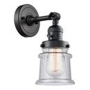 Innovations Lighting Canton 1 Light 6.5" Sconce With Switch 203SW-BK-G184S