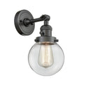Innovations Lighting Beacon 1-100 watt 6 inch Oil Rubbed Bronze Sconce Clear glass 180 Degree Adjustable Swivel High-Low-Off Switch 203SWOBG2026