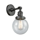 Innovations Lighting Beacon 1-100 watt 6 inch Oil Rubbed Bronze Sconce Seedy glass 180 Degree Adjustable Swivel High-Low-Off Switch 203SWOBG2046