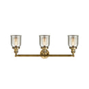 Innovations Lighting Small Bell 3 Light Bath Vanity Light Part Of The Franklin Restoration Collection 205-BB-G58