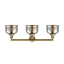 Innovations Lighting Large Bell 3 Light Bath Vanity Light Part Of The Franklin Restoration Collection 205-BB-G78
