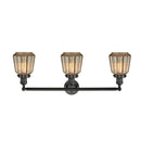 Innovations Lighting Chatham 3 Light Bath Vanity Light Part Of The Franklin Restoration Collection 205-BK-G146
