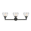 Innovations Lighting Fulton 3 Light Bath Vanity Light Part Of The Franklin Restoration Collection 205-BK-G172-LED