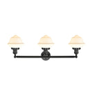 Innovations Lighting Small Oxford 3 Light Bath Vanity Light Part Of The Franklin Restoration Collection 205-BK-G531-LED