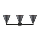Innovations Lighting Appalachian 3 Light Bath Vanity Light Part Of The Franklin Restoration Collection 205-BK-M13-BK-LED