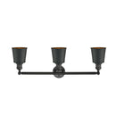 Innovations Lighting Addison 3 Light Bath Vanity Light Part Of The Franklin Restoration Collection 205-BK-M9-BK-LED