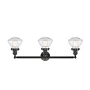 Innovations Lighting Olean 3 Light Bath Vanity Light Part Of The Franklin Restoration Collection 205-OB-G322-LED