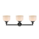 Innovations Lighting Large Bell 3 Light Bath Vanity Light Part Of The Franklin Restoration Collection 205-OB-G71-LED
