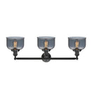 Innovations Lighting Large Bell 3 Light Bath Vanity Light Part Of The Franklin Restoration Collection 205-OB-G73-LED