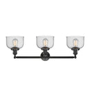 Innovations Lighting Large Bell 3 Light Bath Vanity Light Part Of The Franklin Restoration Collection 205-OB-G74-LED