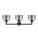 Innovations Lighting Large Bell 3 Light Bath Vanity Light Part Of The Franklin Restoration Collection 205-OB-G78-LED