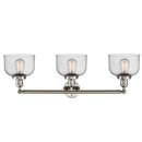 Innovations Lighting Large Bell 3 Light Bath Vanity Light Part Of The Franklin Restoration Collection 205-PN-G74