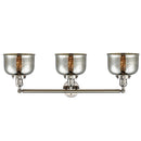 Innovations Lighting Large Bell 3 Light Bath Vanity Light Part Of The Franklin Restoration Collection 205-PN-G78