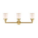 Innovations Lighting Small Bell 3 Light Bath Vanity Light Part Of The Franklin Restoration Collection 205-SG-G51-LED