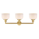 Innovations Lighting Large Bell 3 Light Bath Vanity Light Part Of The Franklin Restoration Collection 205-SG-G71
