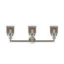 Innovations Lighting Small Bell 3 Light Bath Vanity Light Part Of The Franklin Restoration Collection 205-SN-G53-LED