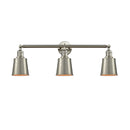 Addison Bath Vanity Light shown in the Brushed Satin Nickel finish with a Brushed Satin Nickel shade
