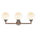 Innovations Lighting Beacon 3 Light 32" Bath Vanity Light 205BP-ACBK-G201-8