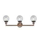 Innovations Lighting Beacon 3 Light 30" Bath Vanity Light 205BP-ACBK-G204-6