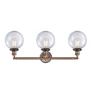 Innovations Lighting Beacon 3 Light 32" Bath Vanity Light 205BP-ACBK-G204-8