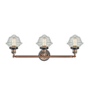 Innovations Lighting Small Oxford 3 Light Bath Vanity Light Part Of The Franklin Restoration Collection 205BP-ACBK-G534