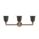 Innovations Lighting Addison 3 Light Bath Vanity Light Part Of The Franklin Restoration Collection 205BP-ACBK-M9-BK