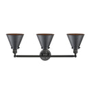 Innovations Lighting Appalachian 3 Light Bath Vanity Light Part Of The Franklin Restoration Collection 205BP-BK-M13-BK