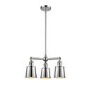 Addison Chandelier shown in the Polished Chrome finish with a Polished Chrome shade